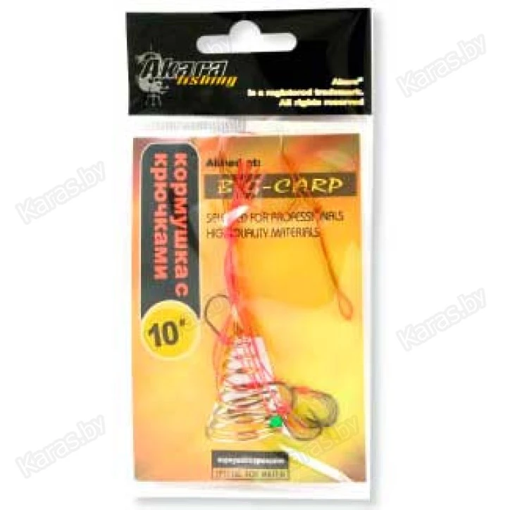 Кормушка Akara большой конус с крючками. 1 шт. (№8-10)
