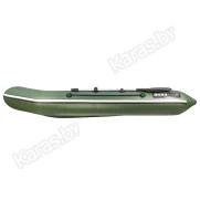 Надувная 3-местная ПВХ лодка Аква 3200 СКК (зеленая)