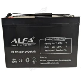 Аккумулятор лодочный тяговый Alfa 12V-90Ah