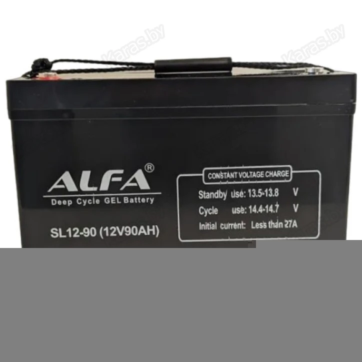 Аккумулятор лодочный тяговый Alfa 12V-90Ah