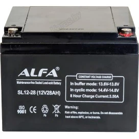 Аккумулятор свинцово-кислотный Alfa SL12-28 12V, 28Ah