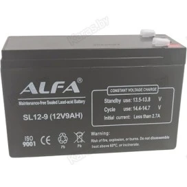 Аккумулятор свинцово-кислотный Alfa SL12-9 12V, 9Ah