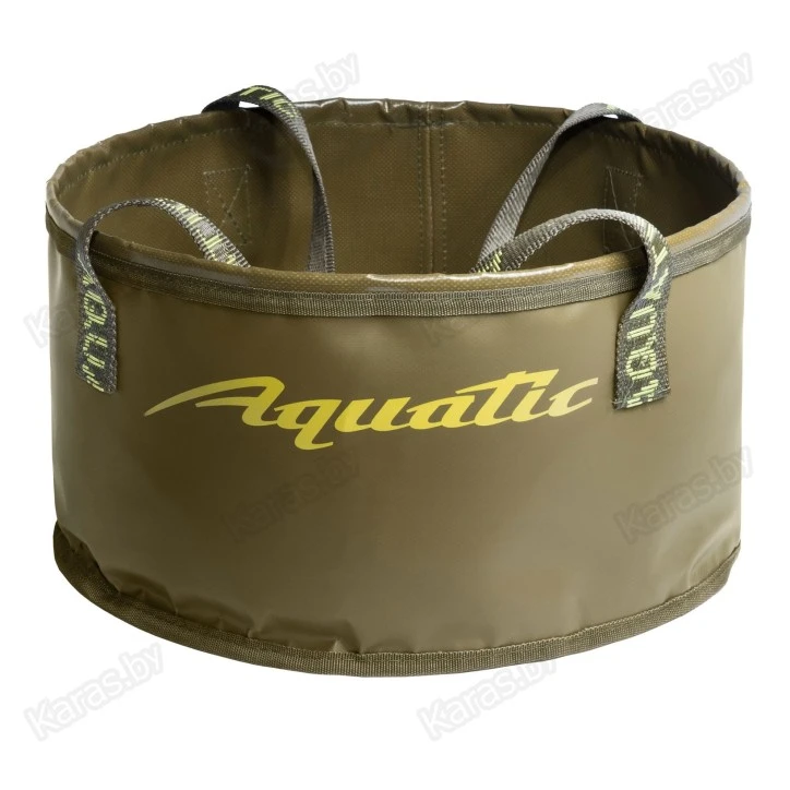 Ведро мягкое Aquatic В-01Х с ободом, 20л (35х20см)