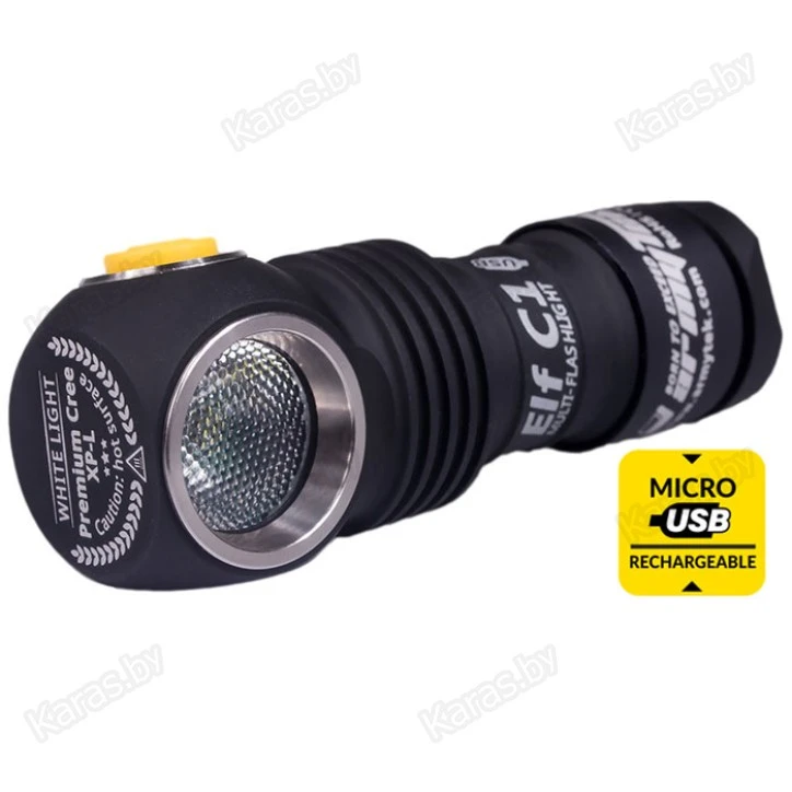 Мультифонарь ArmyTek Elf C1 Micro-USB XP-L (белый свет) + 18350 Li-Ion