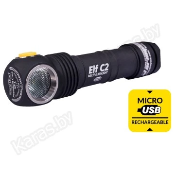 Мультифонарь ArmyTek Elf C2 Micro-USB XP-L (белый свет) + 18650 Li-Ion