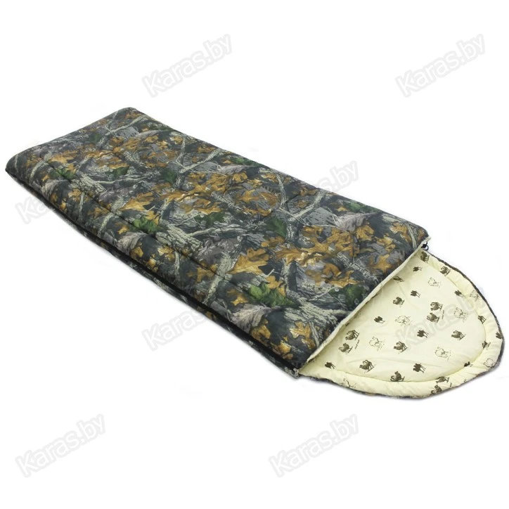 Спальный мешок-одеяло Balmax Alaska Standart 250x90 см с подголовником (-15°С)