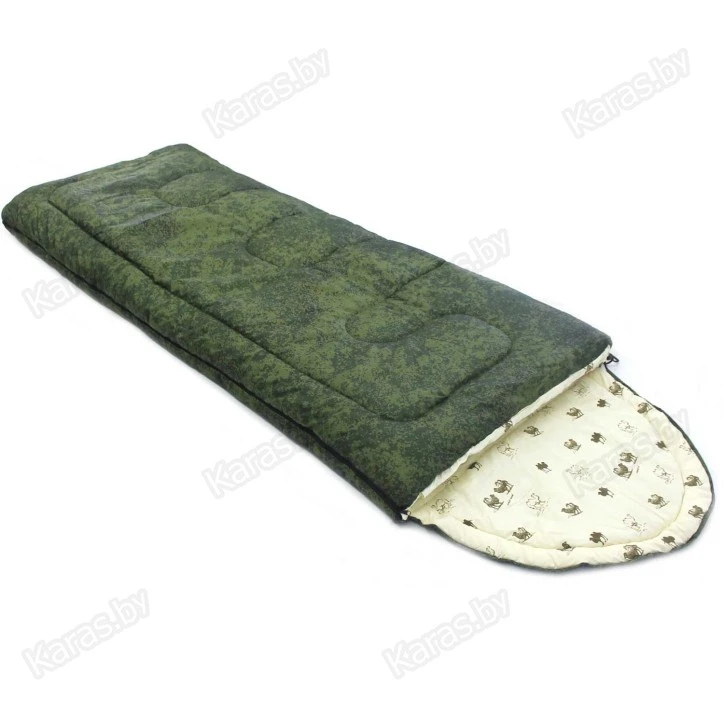 Спальный мешок-одеяло Balmax Alaska Standart Plus 250x100 см с подголовником (-5°С)