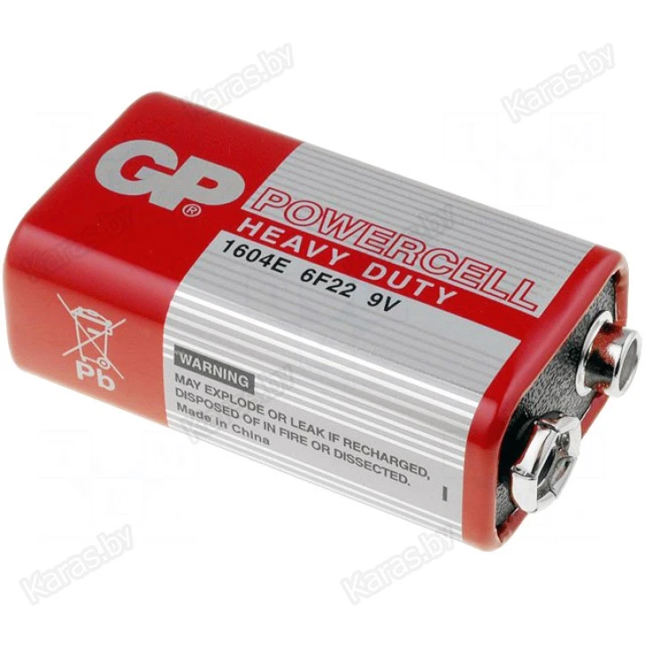 Батарейка GP Powercell Heavy Duty 9V 1604E