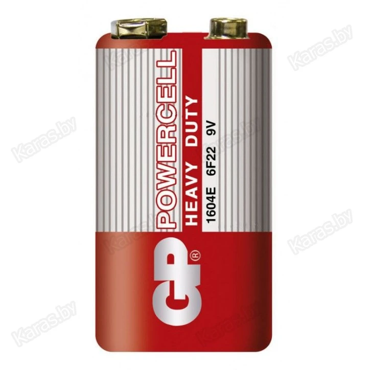 Батарейка GP Powercell Heavy Duty 9V 1604E