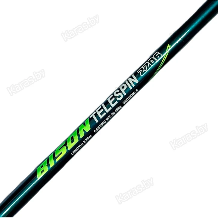 Спиннинг Bison Telespin, стекловолокно, 2.7 м, тест: 30-120 г, 210 г