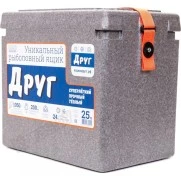 Ящик рыболовный зимний Camping World Друг Серый (25 л)