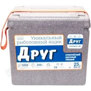 Ящик рыболовный зимний Camping World Друг Серый (25 л)