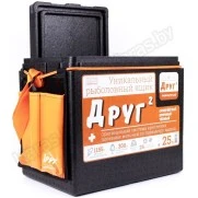 Ящик рыболовный зимний Camping World Друг 2+ (25 л) + система крепления
