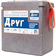 Ящик рыболовный зимний Camping World Друг Серый (30 л)
