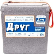 Ящик рыболовный зимний Camping World Друг Серый (30 л)