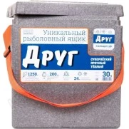Ящик рыболовный зимний Camping World Друг Серый (30 л)