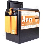Ящик рыболовный зимний Camping World Друг 2+ (30 л) + система крепления