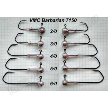 Джиг-головка Cheburahus крючок VMC Barbarian Jig 7150 №2/0 4-16 г