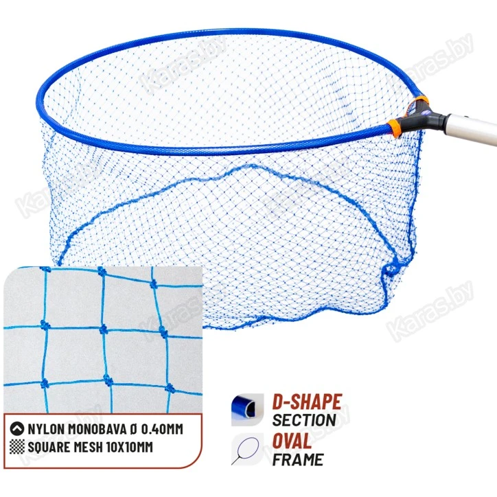 Голова подсачека Colmic Nylon 040 45x40 см