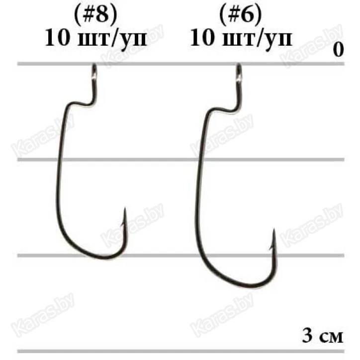 Крючки офсетные Decoy Mini Hook MG-1