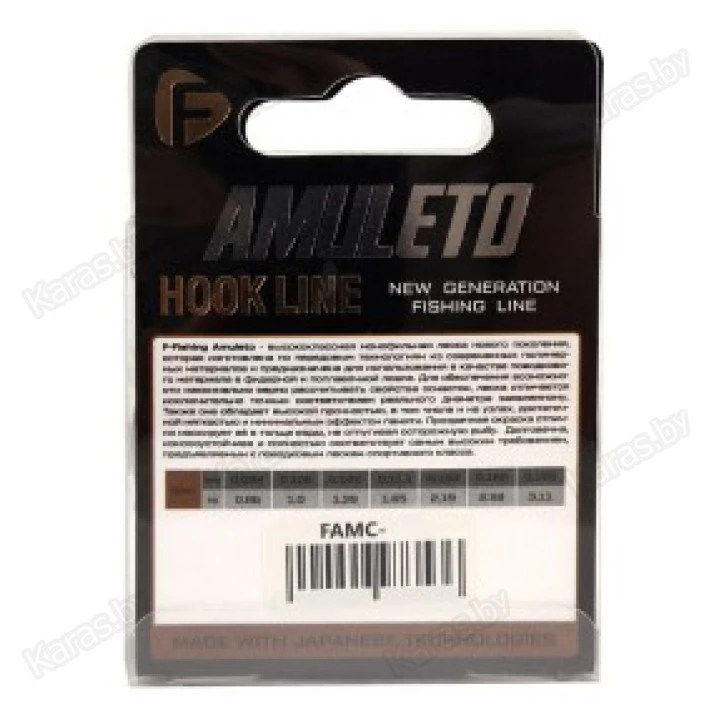 Леска монофильная F-Fishing Hook Line Amuleto Clear 50 м