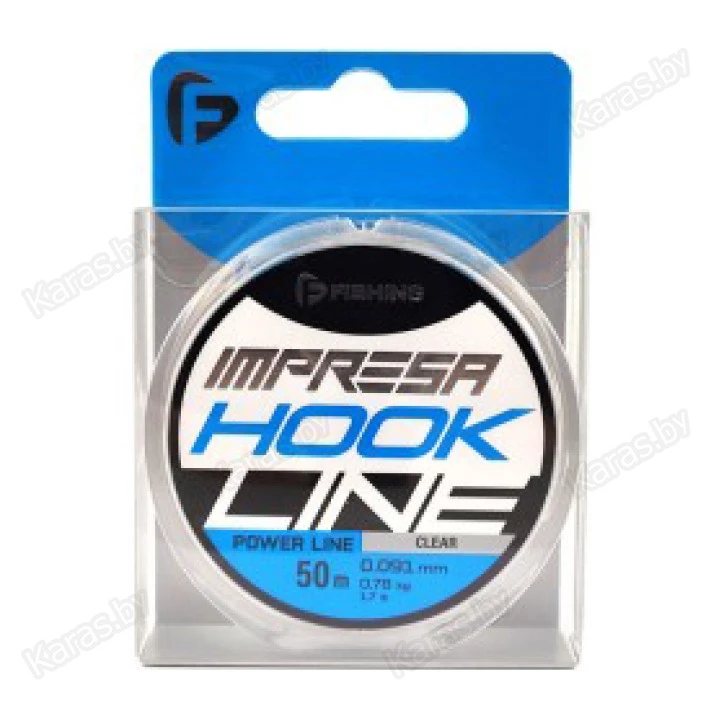 Леска монофильная F-Fishing Impresa Hook Line Clear 50 м