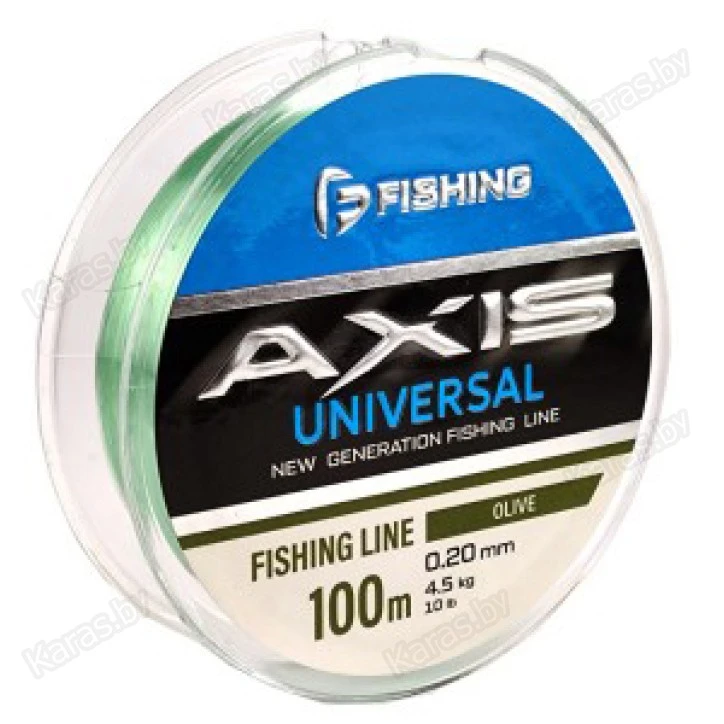 Леска монофильная F-Fishing Axis Universal Line Olive 100м
