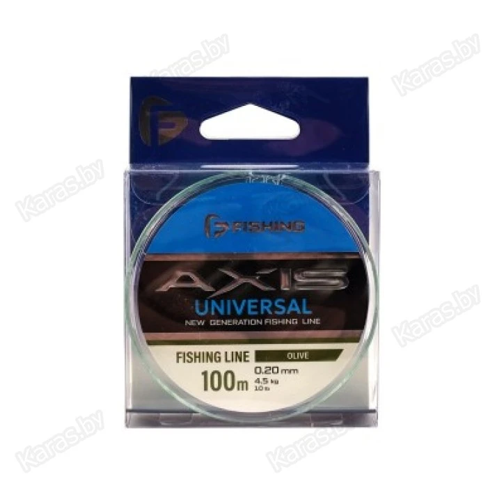 Леска монофильная F-Fishing Axis Universal Line Olive 100м