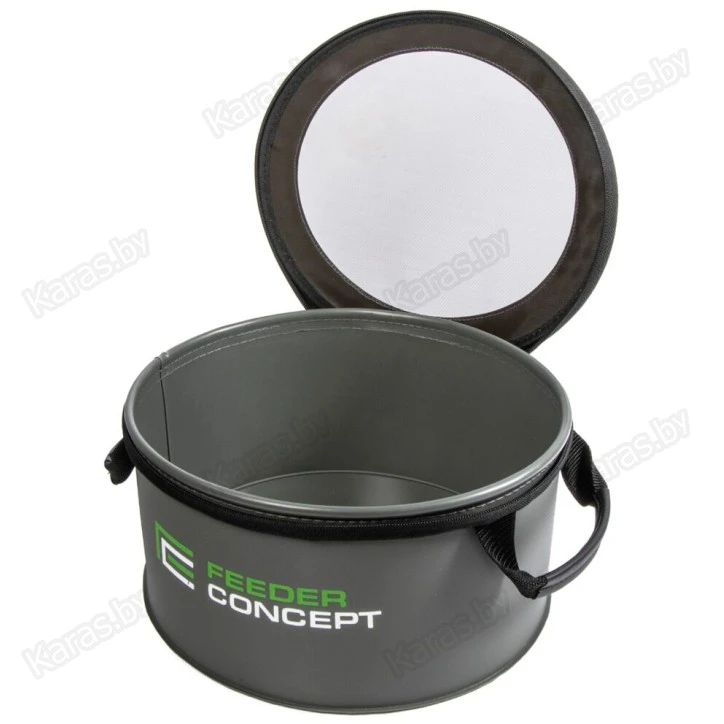 Ведро для прикормки и насадки Feeder Concept EVA Worm & Groundbait Bucket 12 л