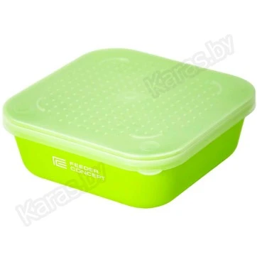 Коробка для наживки Feeder Concept Feeder Bait Box S с крышкой (130x130x45мм)