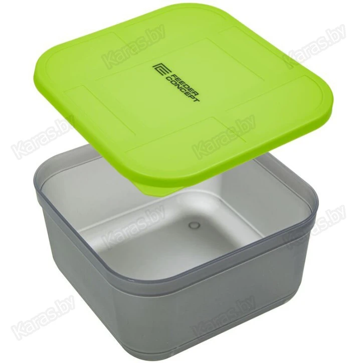 Коробка для прикормки Feeder Concept Feeder Bait Box с крышкой (170×170×95 мм)