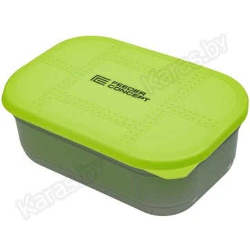 Коробка для прикормки Feeder Concept Feeder Bait Box с вентилируемой крышкой и лотком (170×115×65 мм)