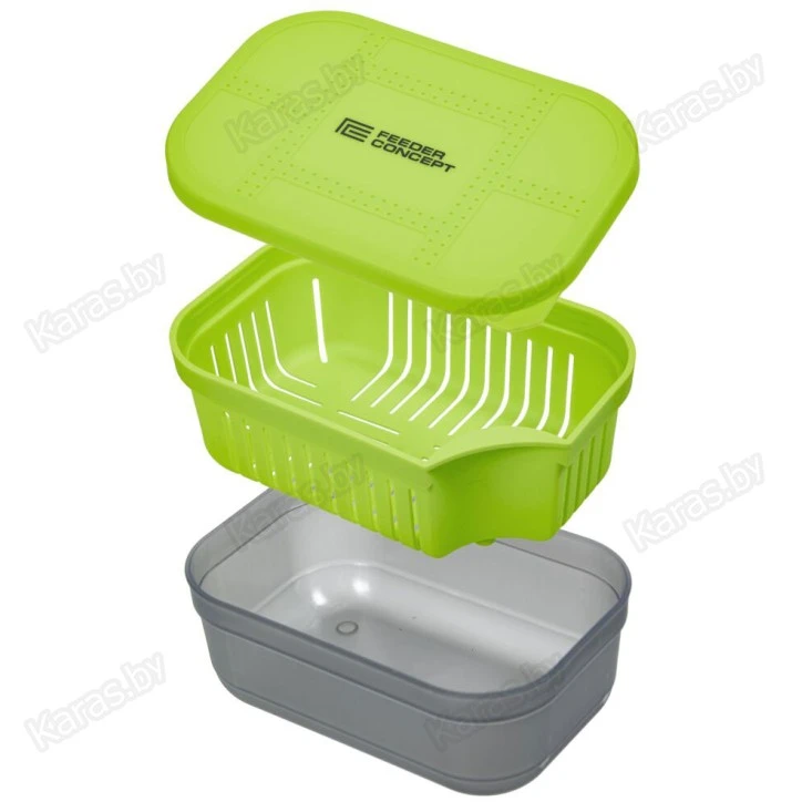 Коробки и аксессуары для прикормки с подставкой Feeder Concept Feeder Bait Box Set, 12 предметов