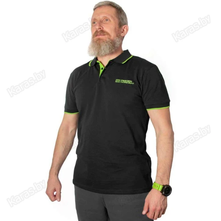 Рубашка поло Feeder Concept Black