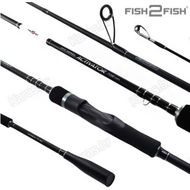 Спиннинг Fish2Fish Activator ML, углеволокно, 2.40 м, тест: 3-20 г, 130 г