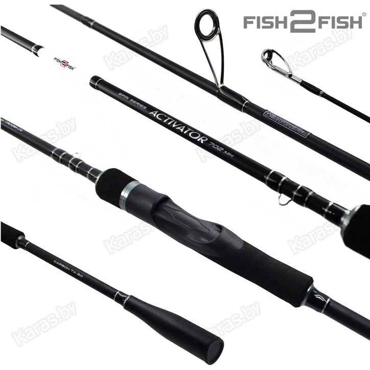 Спиннинг Fish2Fish Activator M, углеволокно, 2.70 м, тест: 7-28 г, 151 г