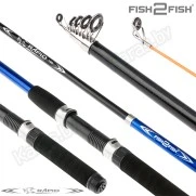Спиннинг Fish2Fish Rapid New 210, стекловолокно, 2.1 м, тест: 10-40 г, 180 г
