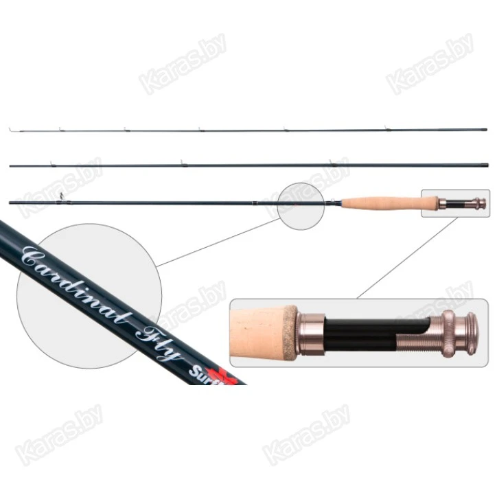 Нахлыстовое удилище Surf Master 3092 Cardinal Fly. 3.34 м. класс 6-7