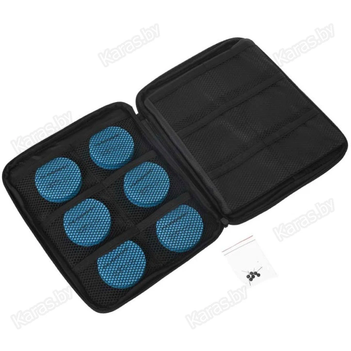 Поводочница-органайзер Flagman Soft Rig Case & Accessories Case 6 Eva Spools 27х22х3см