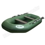 Надувная 2-местная ПВХ лодка Flinc F260L