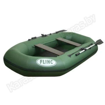 Надувная 2-местная ПВХ лодка Flinc F260L