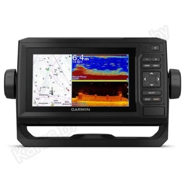 Эхолот Garmin EchoMap Plus 62cv UHD, 6 дюймов (сканер ClearVü, GPS)