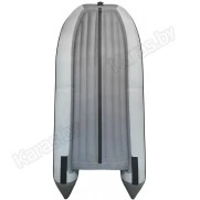 Надувная 3-местная ПВХ лодка Grouper 310 НДНД (серый-графитовый)