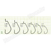 Крючки офсетные Gurza Shank G-Lock XP