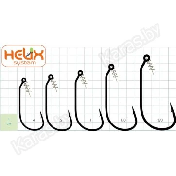 Крючки офсетные с пружинкой Gurza Easy Swim Bait Hook BN
