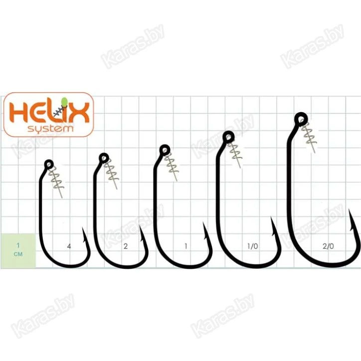 Крючки офсетные с пружинкой Gurza Easy Swim Bait Hook BN