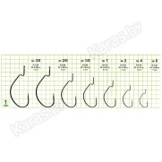 Крючки офсетные Gurza Worm 310 LE