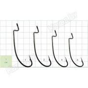 Крючки офсетные Gurza Worm B-12