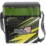 Ящик рыболовный зимний Helios Zander хаки 19 л