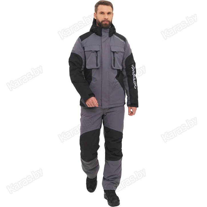 Костюм демисезонный Huntsman Tornado -15 серый